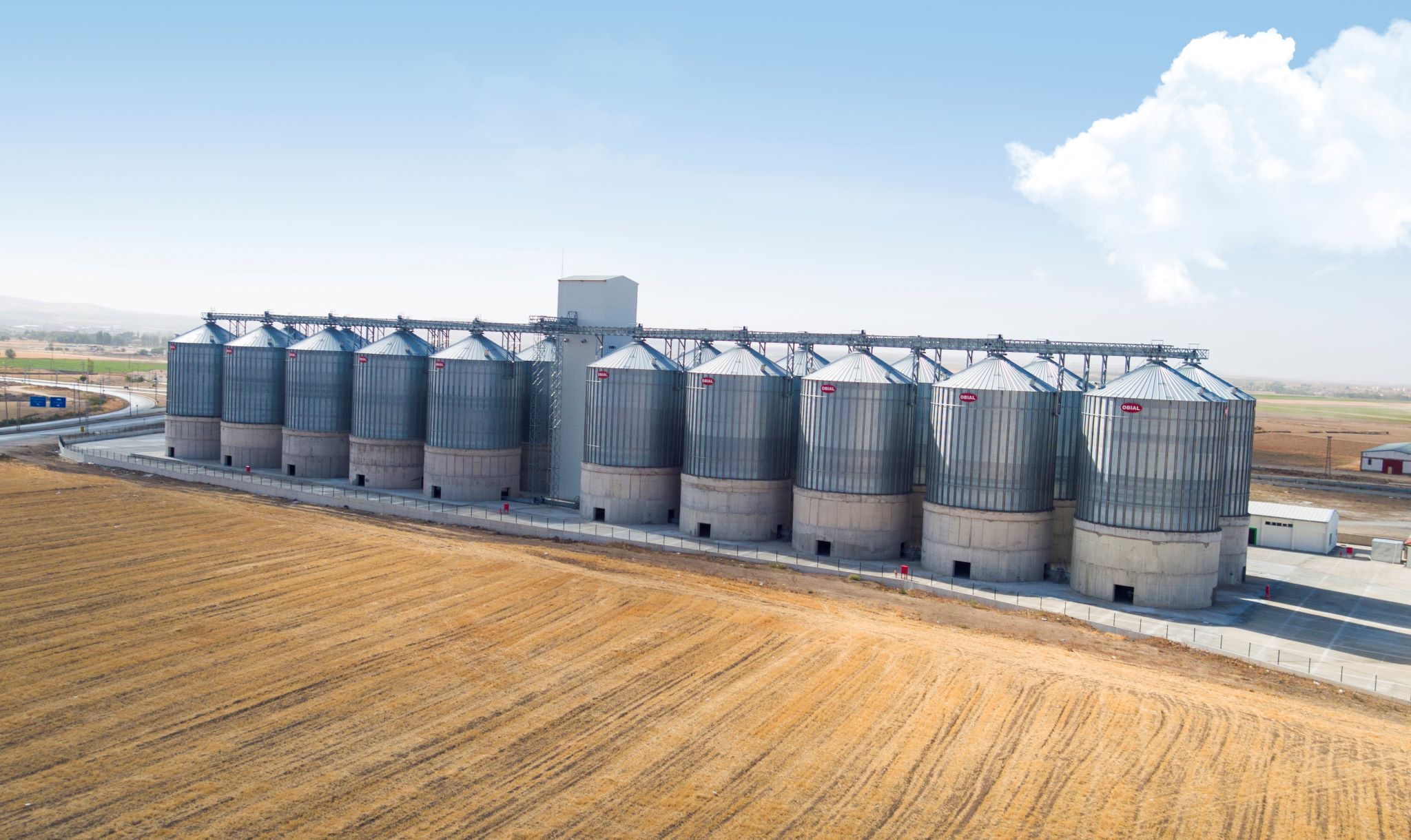 OBIAL Konik TabanlÄ± Ã‡elik Silo - Hopper Silo Sistemi