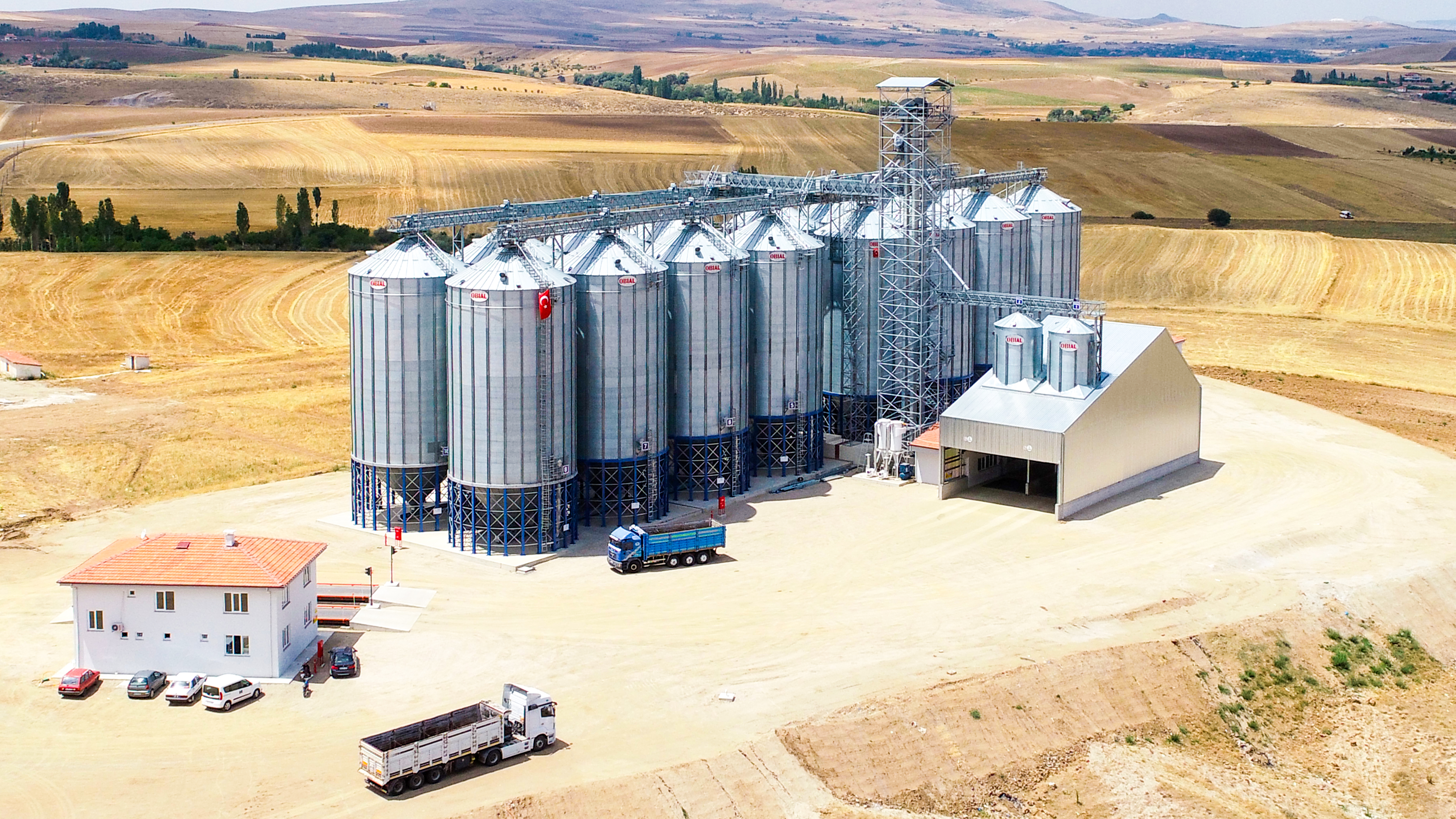 OBIAL Konik TabanlÄ± Ã‡elik Silo - Hopper Silo Sistemi