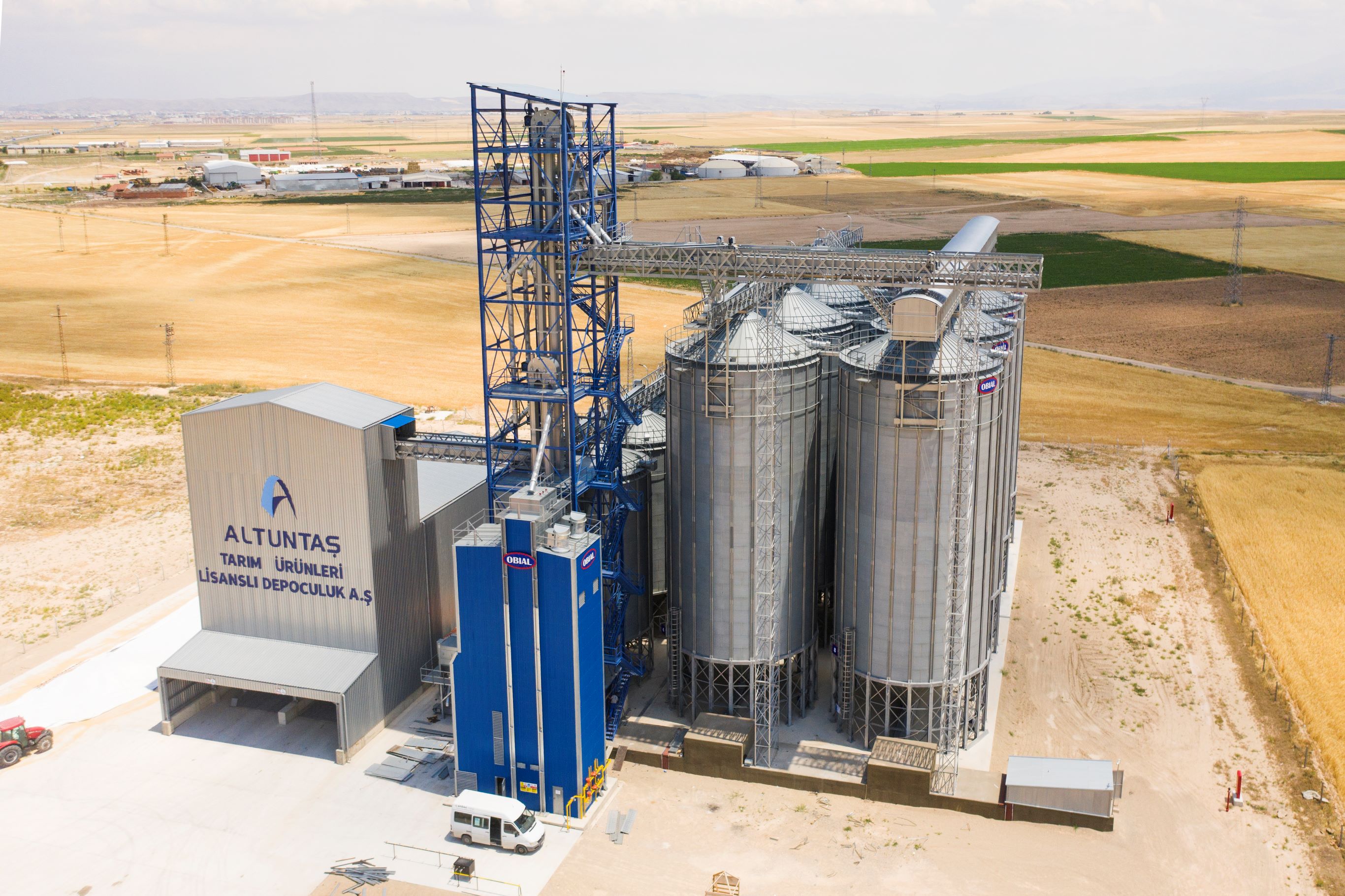 OBIAL Konik TabanlÄ± Ã‡elik Silo - Hopper Silo Sistemi