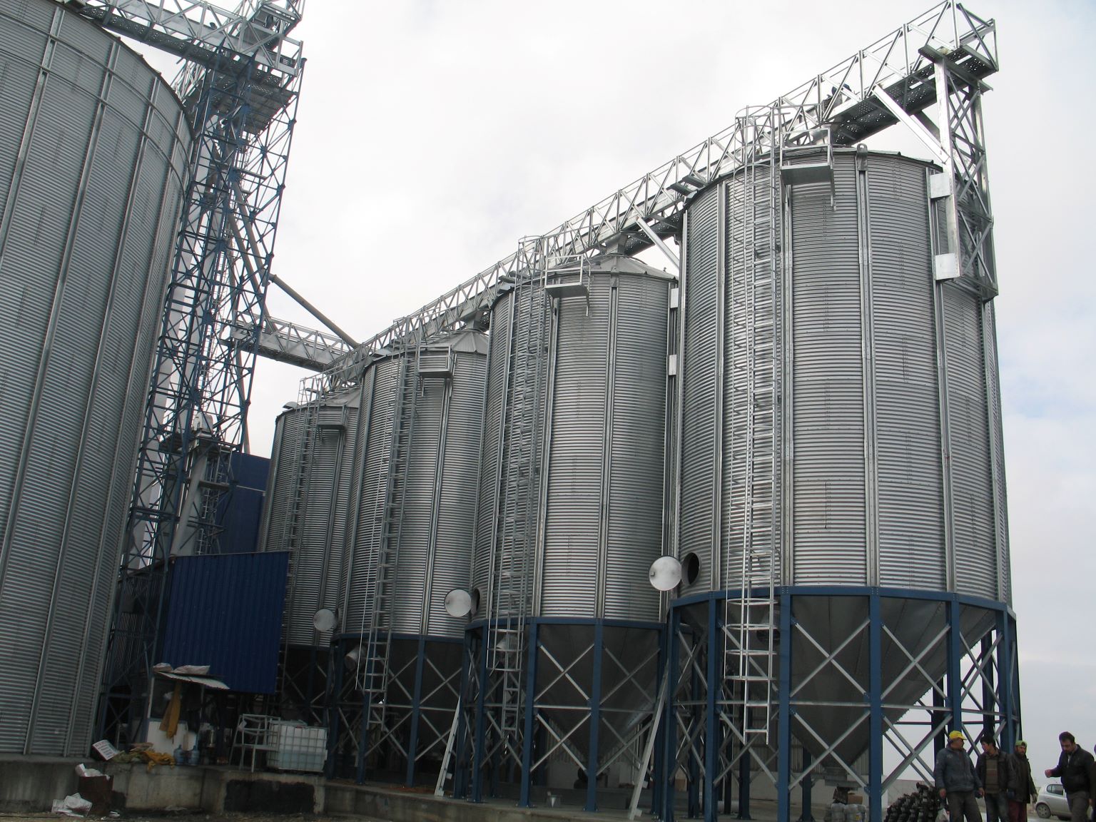 OBIAL Konik TabanlÄ± Ã‡elik Silo - Hopper Silo Sistemi