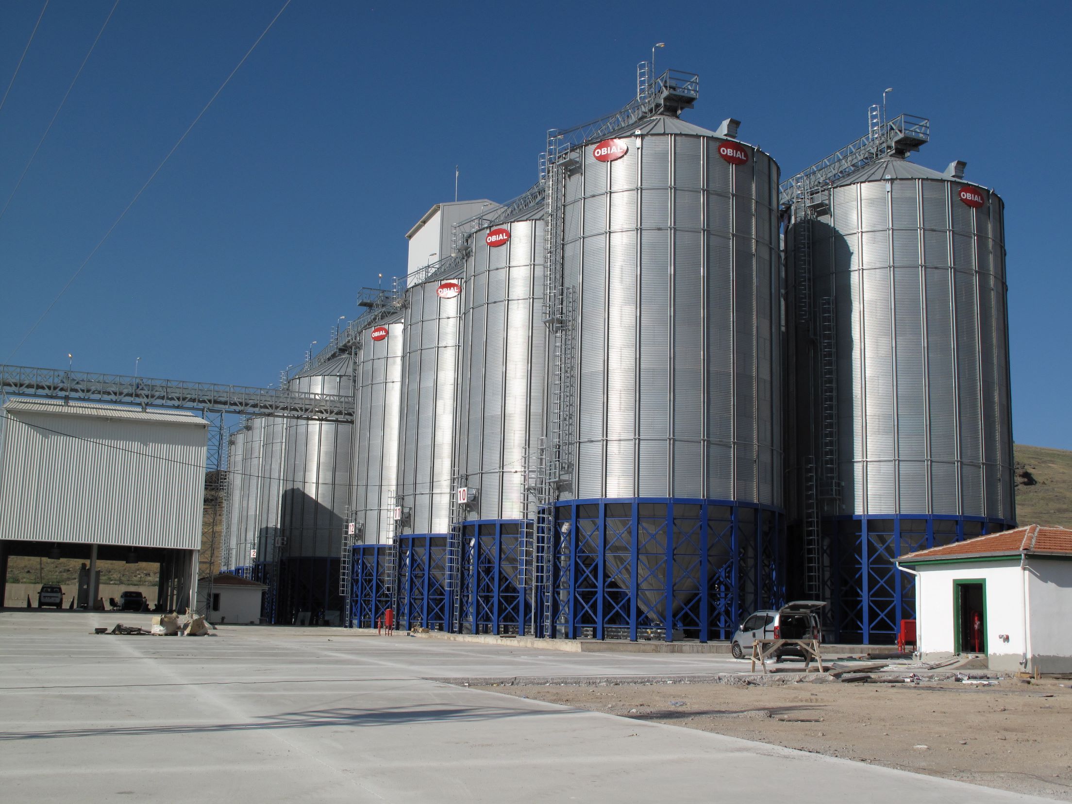 OBIAL Konik TabanlÄ± Ã‡elik Silo - Hopper Silo Sistemi