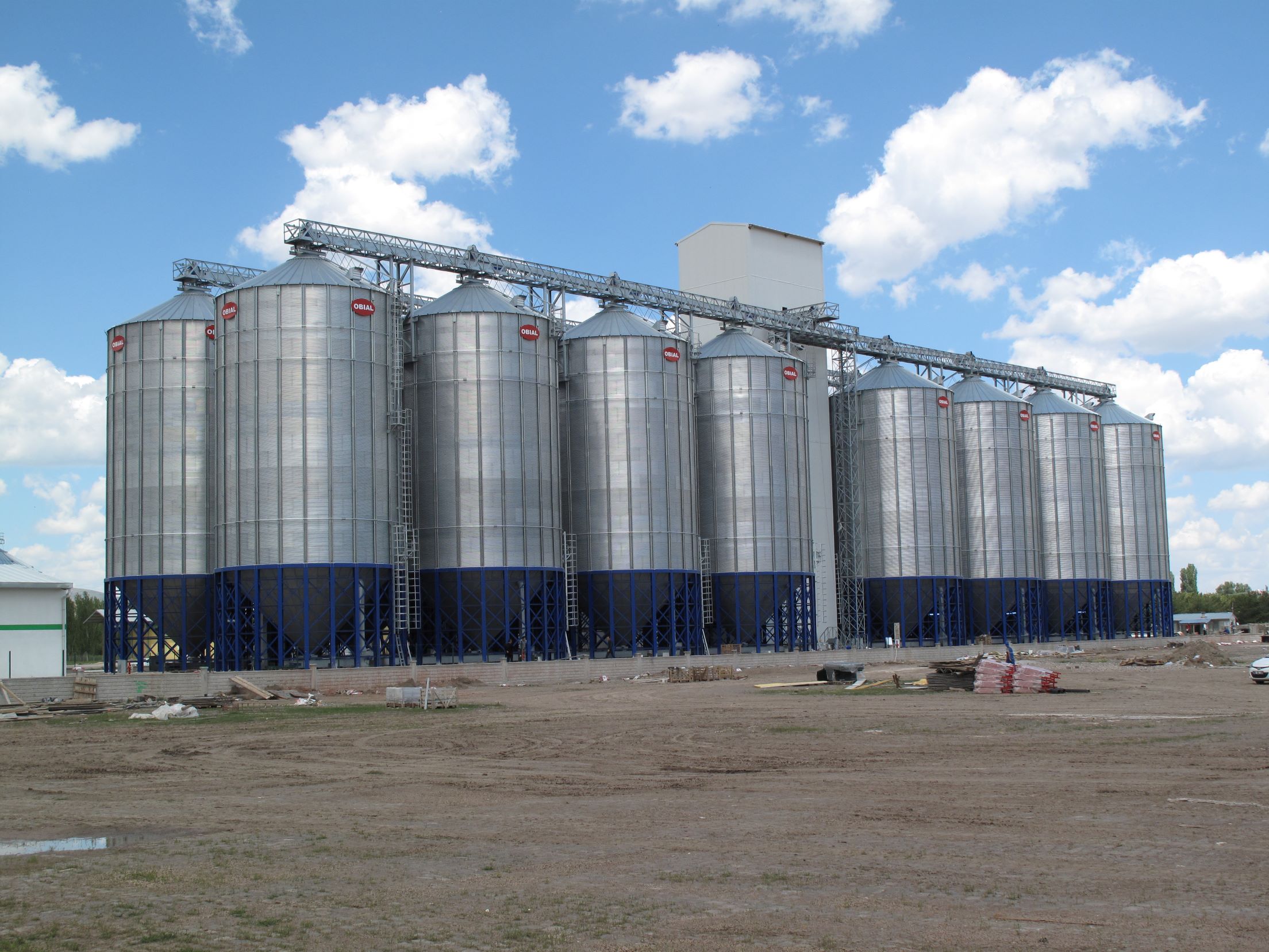 OBIAL Konik TabanlÄ± Ã‡elik Silo - Hopper Silo Sistemi