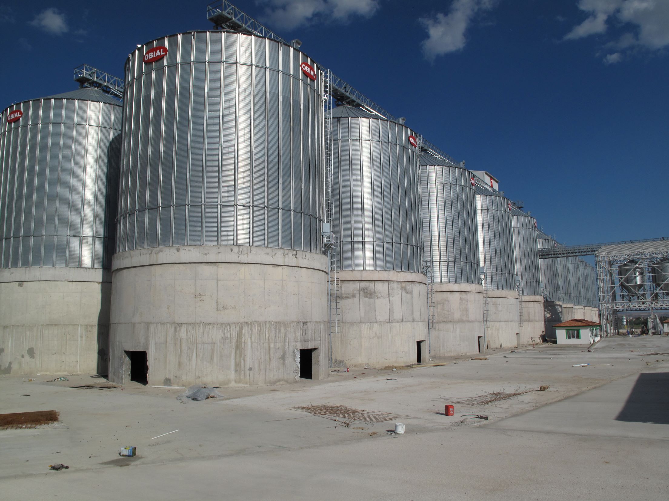 OBIAL Konik TabanlÄ± Ã‡elik Silo - Hopper Silo Sistemi